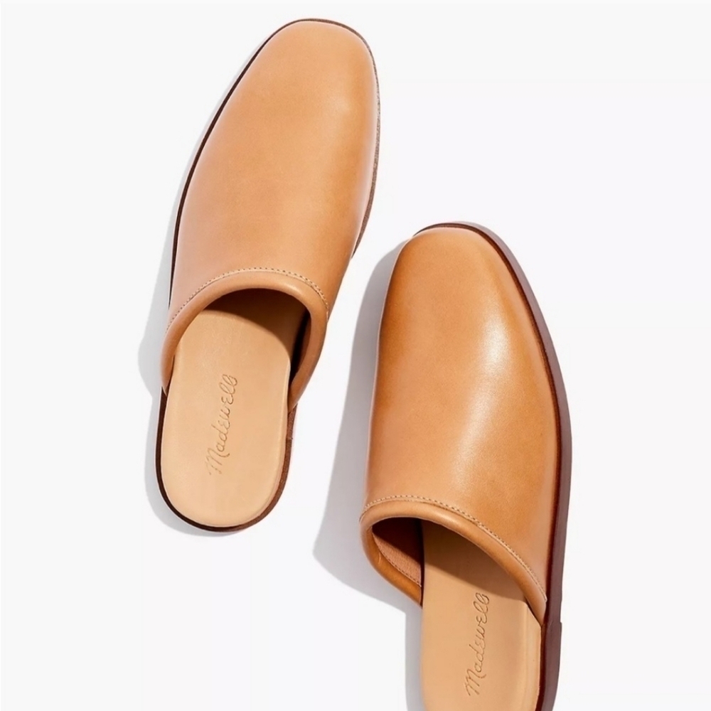 Madewell Womens Louisa Leather Clogs Mule Shoes Sz 7.5
